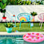Oh Joy! Turquoise Round Disc Outdoor Chair