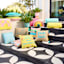 Oh Joy! Multi Tile Outdoor Throw Pillow, 16"