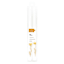 2-Pack White Dried Flower Embedded Taper Candles, 10"