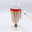 Glass Match Holder with Striker