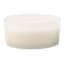 White Sprayed Glass Citronella Candle, 20oz