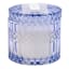 Blue Sprayed Glass Citronella Candle, 12oz