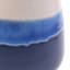 Blue Reactive Glaze Ceramic Citronella Candle, 13oz