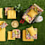 Butter Yellow Canvas Outdoor Deep Seat Cushion