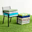 Calisto Pinstripe Outdoor Square Seat Cushion