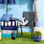Navy Blue Canvas Outdoor Deep Seat Cushion