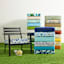 Turquoise Canvas Outdoor Deep Seat Cushion