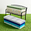 Navy Blue Canvas Outdoor Bench Cushion