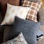 Honeybloom Blue Striped Slub Throw Pillow, 18"
