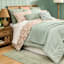 Honeybloom 3-Piece Floral Print Cotton Percale Comforter Set, Full/Queen