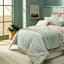 (B893) Green Ombre Flatweave Area Rug, 8x10