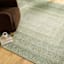 (B893) Green Ombre Flatweave Area Rug, 8x10