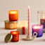 2-Pack Pink Twisted Taper Candles, 10"
