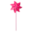 Bunny Brights Colorful Striped Plastic Whirligig, 41"