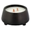 Black Wood Wick Citronella Candle, 12oz