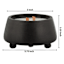Black Wood Wick Citronella Candle, 12oz