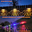 6-Pack 13-Lumen Solar Color Changing Deck Lights