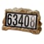 Solar Rock Address Light