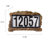 Solar Rock Address Light