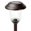 10-Lumen Solar Oil Rubbed Bronze Lined Glass Pathway Light