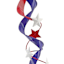 Patriotic Star Wind Chime, 35.5"