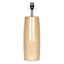 Tan Speckled Ceramic Tapered Column Medium Table Lamp Base, 20.5"