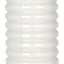 Off White Ceramic Stacked Column Medium Table Lamp Base, 21.5"