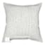 Crosby St. Black Faux Leather Throw Pillow, 18"