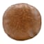 Crosby St. Brown Faux Leather Bolster Pillow