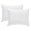 Providence 5-Piece White Ribbed Velvet Comforter Set, Full/Queen