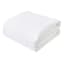Providence 5-Piece White Ribbed Velvet Comforter Set, King