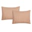 Honeybloom 3-Piece Pink Washed Microfiber Quilt Set, King
