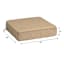 Neutral Tempo Grain Premium Outdoor Deep Seat Cushion