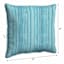 Sea Breeze Blue Premium Woven Outdoor Corded Back Cushion