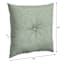 Spa Blue Premium Woven Outdoor Tufted Back Cushion