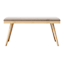 Brooks Wooden Bench, Brown