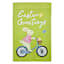 Homespun Easter Bunny Easter Greetings Yard Flag, 18"