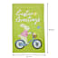 Homespun Easter Bunny Easter Greetings Yard Flag, 18"