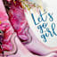 Let's Go Girls Boots Canvas Wall Art, 16x12