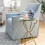 Providence Smith Swivel Accent Chair, Blue