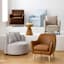 Providence Smith Swivel Accent Chair, Blue
