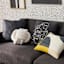 Crosby St. White Plush Knot Pillow, 12"