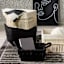 Crosby St. Black & White Modern Geo Woven Throw Blanket, 50x60