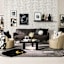 Crosby St. Modern Geo Print Throw Pillow, 18"