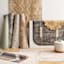 (B894) Back & Beige Oval Geometric Area Rug, 5x7