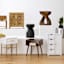 Cade Wooden Accent Table, Black