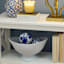 3-Piece Blue Ceramic Chinoiserie Orbs, 4"