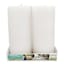 2-Pack White Citronella Pillar Candle, 11oz