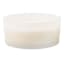 White Sprayed Glass Citronella Candle, 20oz