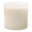 White Sprayed Glass Citronella Candle, 50oz